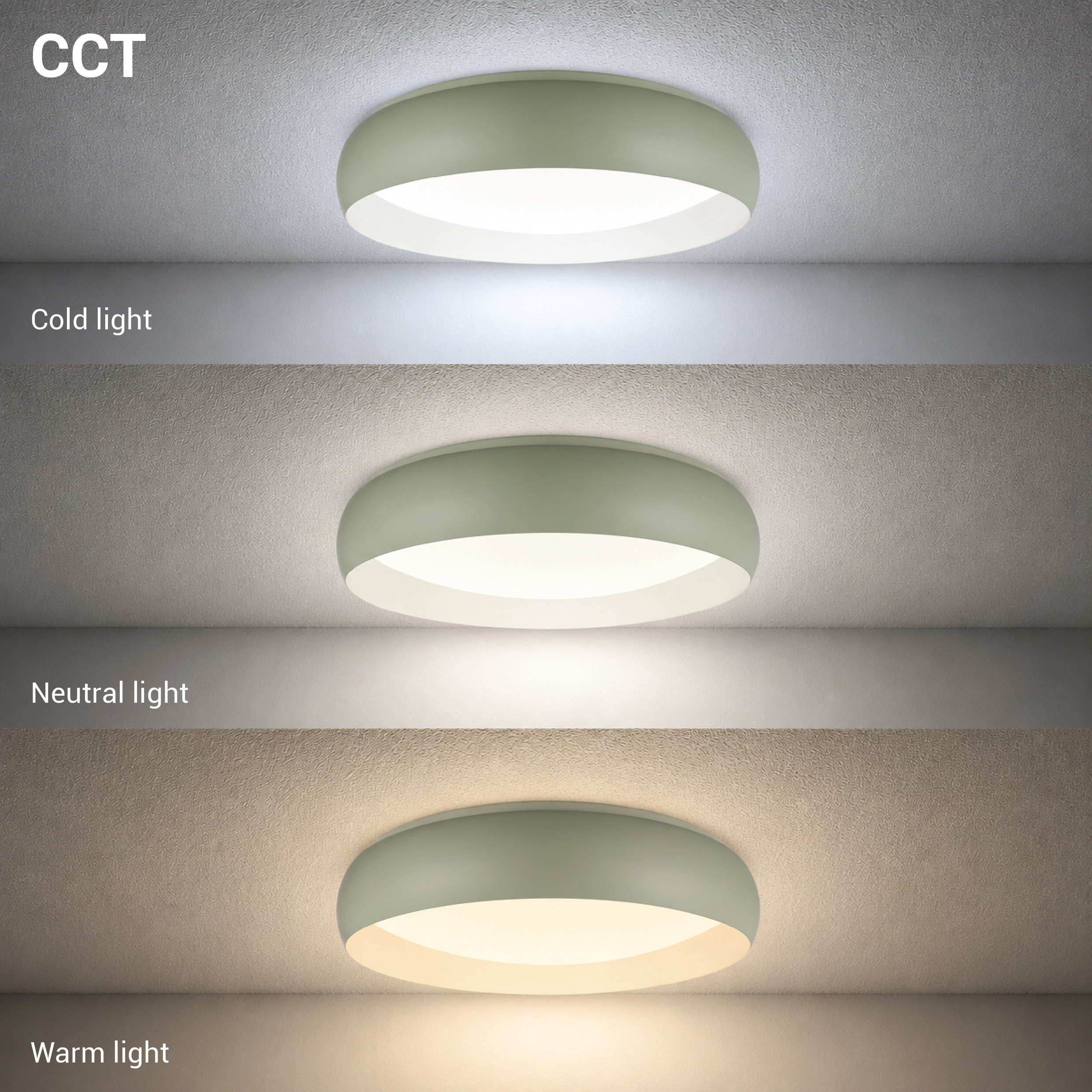 LED Осветително Тяло за Таван 24W Бял/Reseda Body CCT - Image 3