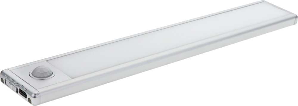 LED Мебелен Осветител Slim Fit Бяло Тяло PIR Sensor
