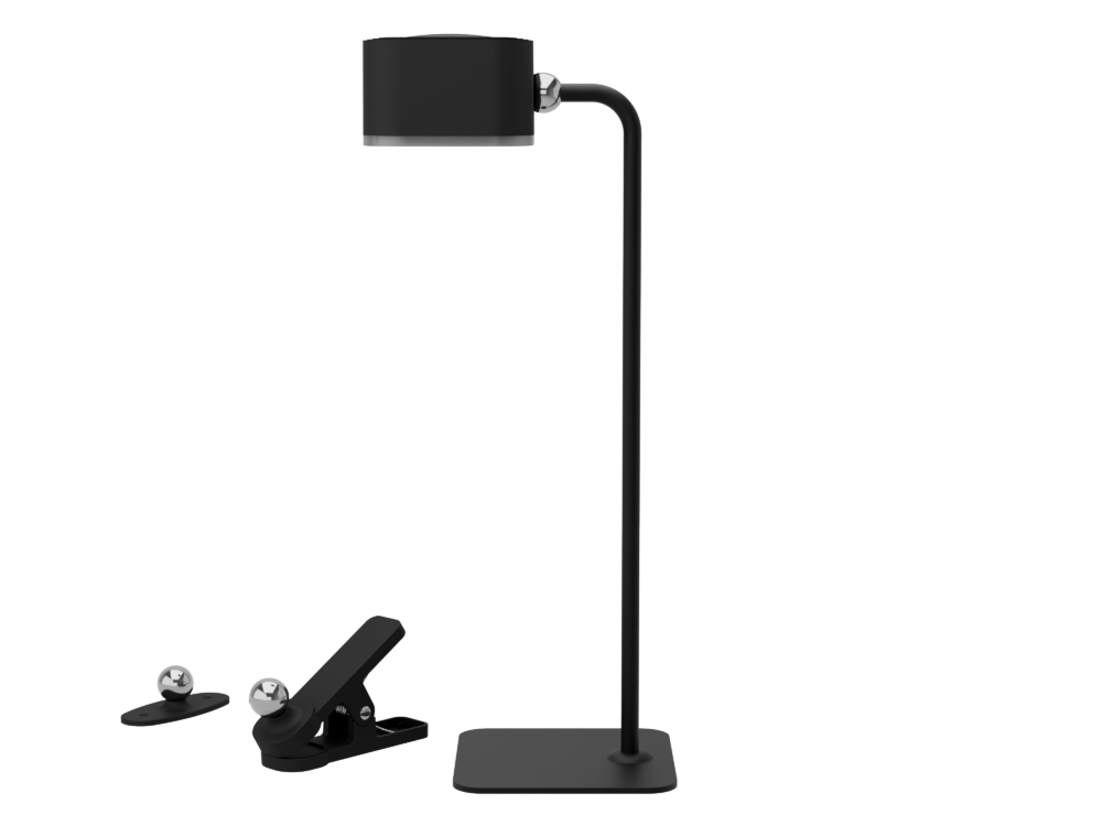 LED Table Lamp Multifunctional Wireless 3W CCT Черен
