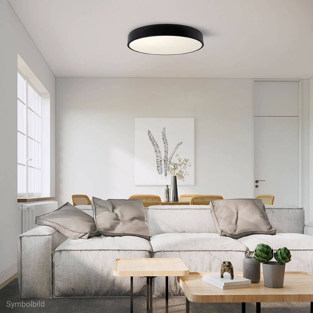LED Осветително Тяло за Таван Черно Тяло - Кръгъл - Image 6