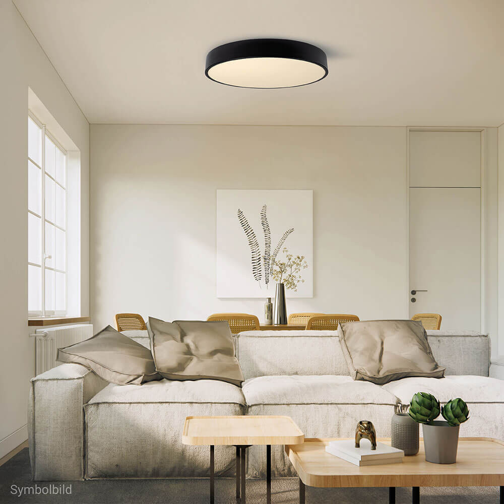 LED Осветително Тяло за Таван Черно Тяло - Кръгъл - Image 6