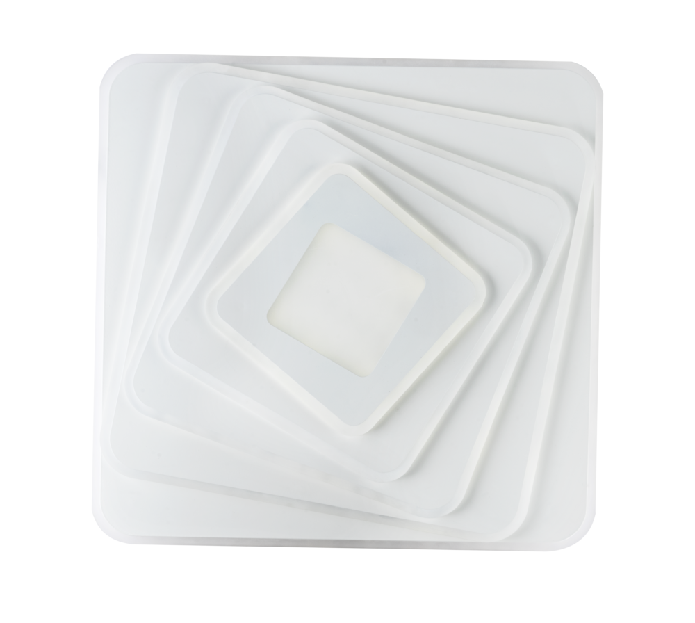LED Ceiling Квадратен 60x2W с Дистанционно Управление