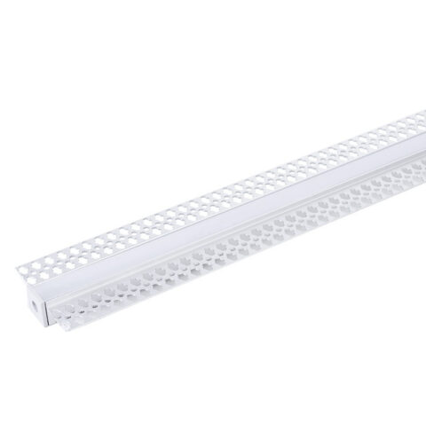 Aluminium Profile за LED Лента Сив За вграждане L=2m