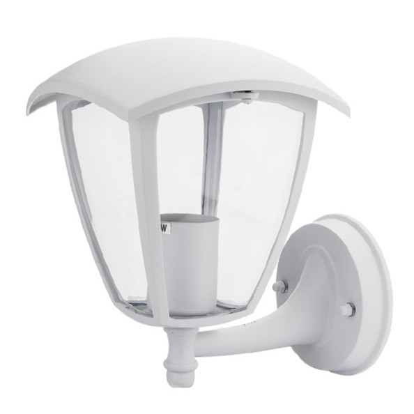 Wall Light Up Matt Бял 1xE27 Socket