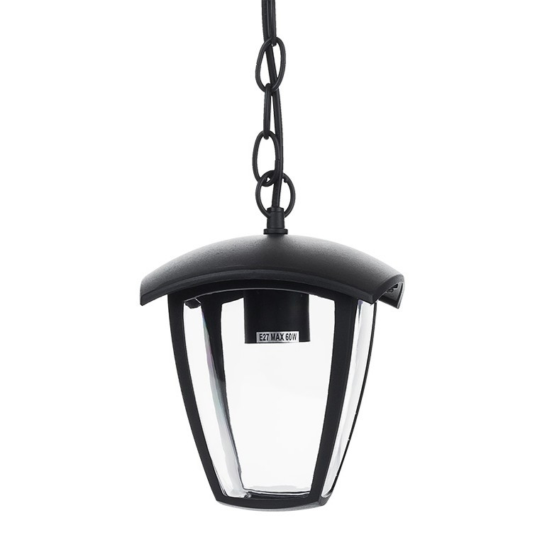 Ceiling Lamp Matt Черен 1xE27