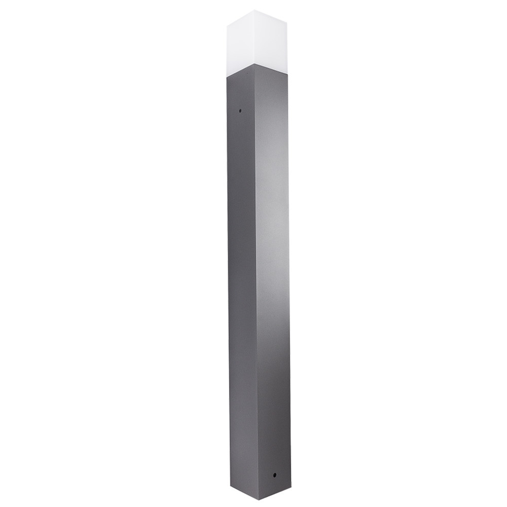LED Lawn Lamp Aluminium 100cm Dark Сив
