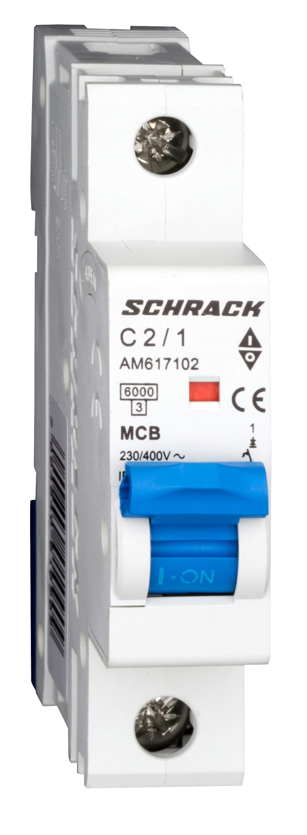 Миниатюрен прекъсвач AMPARO 6kA, C 2A, 1P
