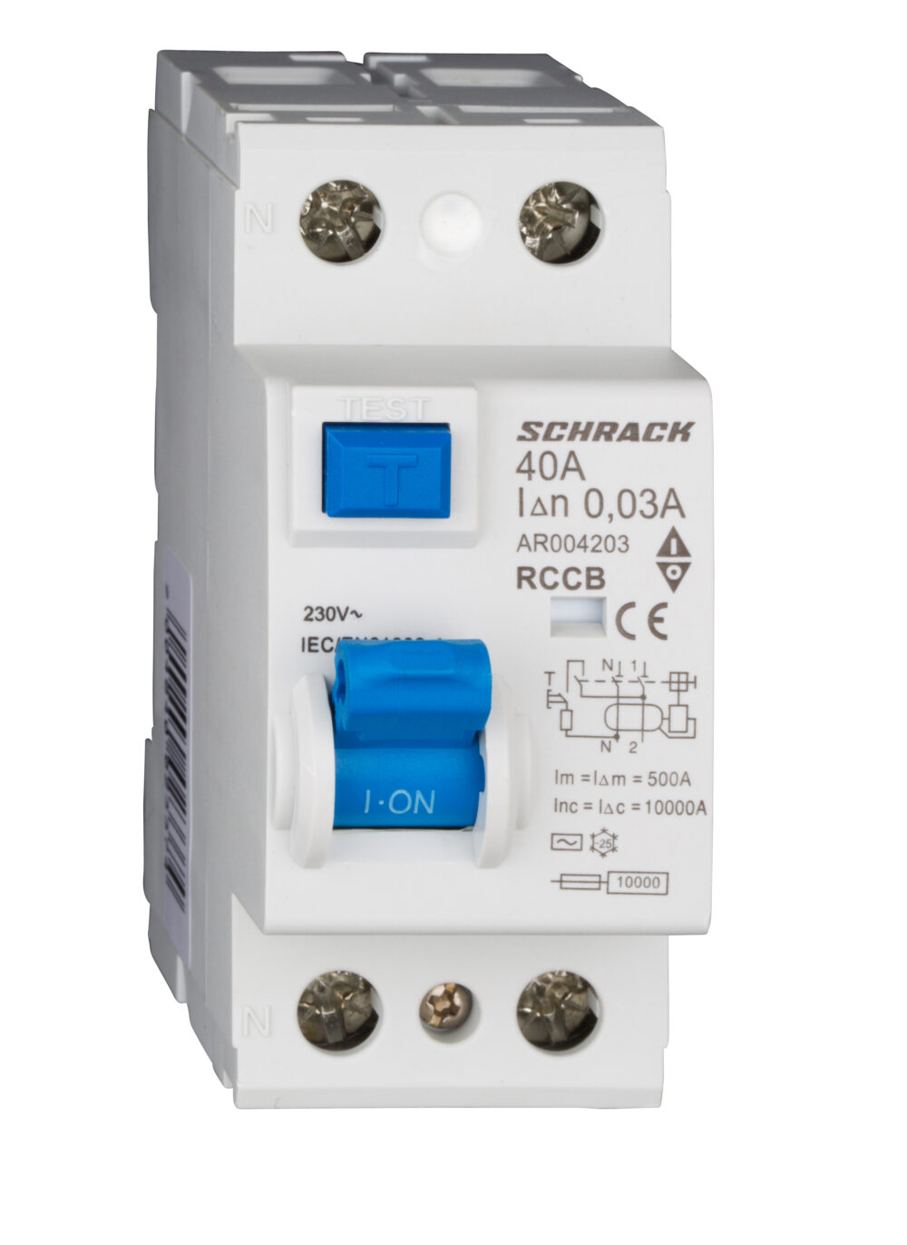 Дефектнотокова защита AMPARO, 2P, тип AC, 10kA, 30mA, 40A