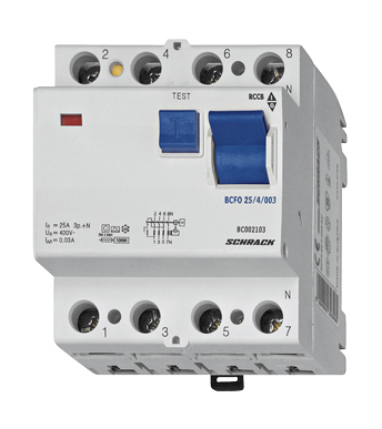 Дефектно токова защита 100A, 4Р, 30mA, тип AC, 10kA