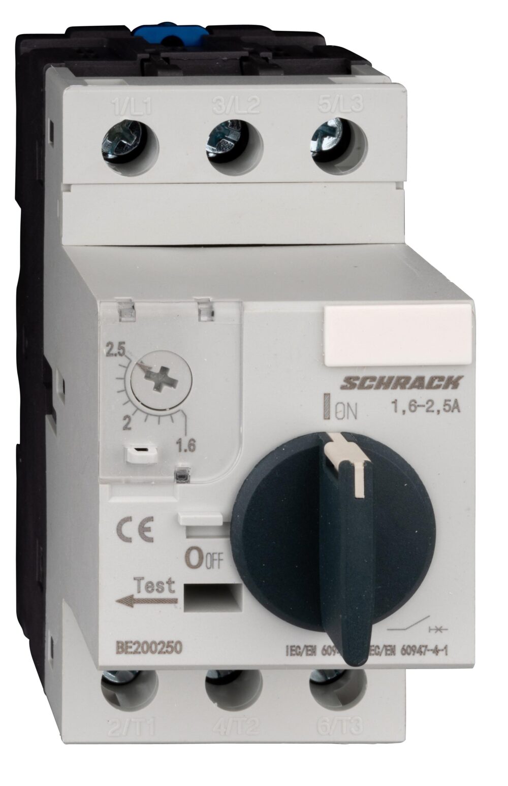 Моторна защита BE2, 3-полюсна, 1.6-2.5A / 0.75 kW
