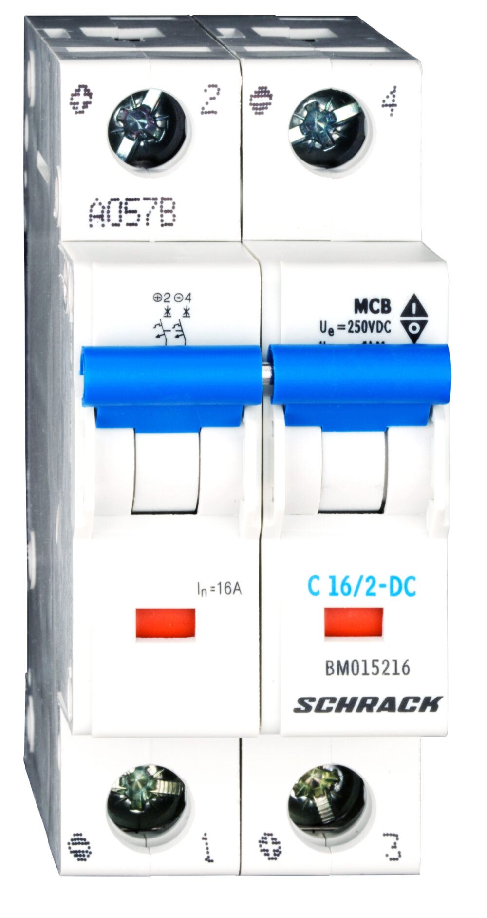 Миниатюрен автоматичен прекъсвач DC крива C 16/2 10kA
