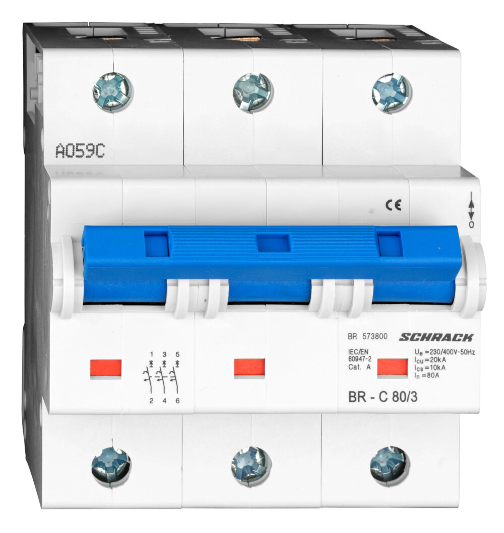 Миниатюрен АП с висока изкл. възможност 20kA C80/3