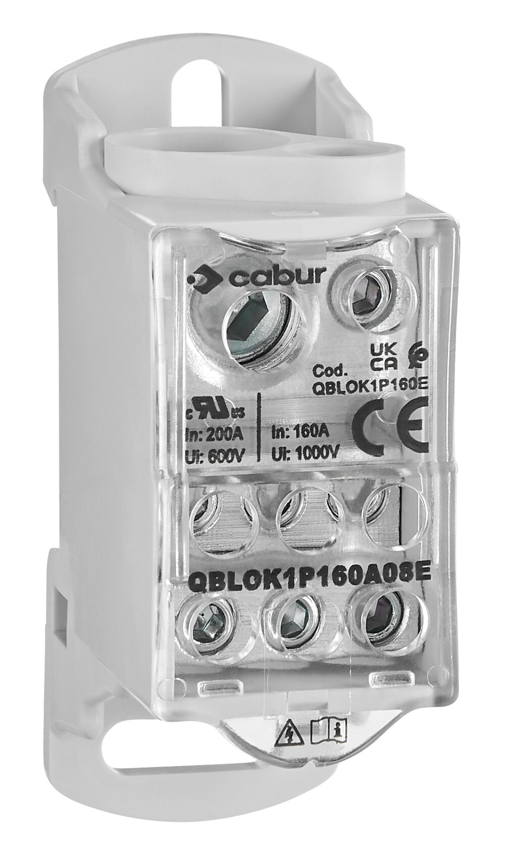 Разпределителен блок 1P, вх. 1x16+1x70, изх. 6x16mm², 160A