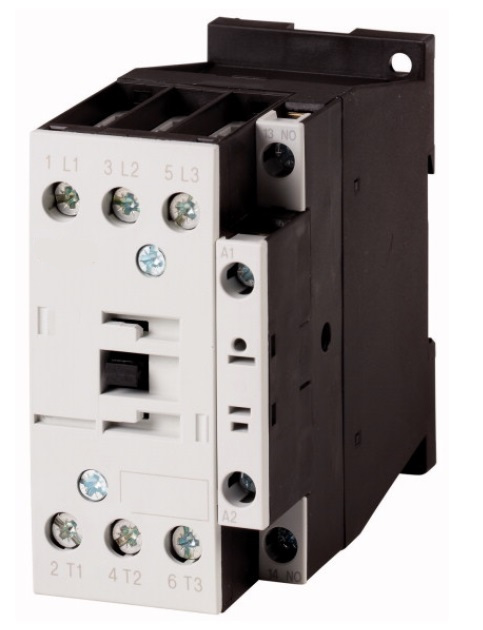 Контактор 11kW / 25A, AC-3, 1 NO, 24V DC, размер 1