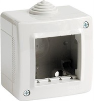Конзола за открит монтаж без капак IP40 2 мод. цвят Светлосив Classia Bticino