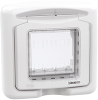 Капак противовлажен IP55 2 мод. цвят Бял Classia Bticino