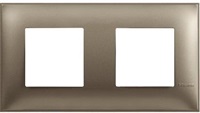 Рамка 2+2 мод. цвят Титан (Titanium metal) Classia Bticino /блистер/