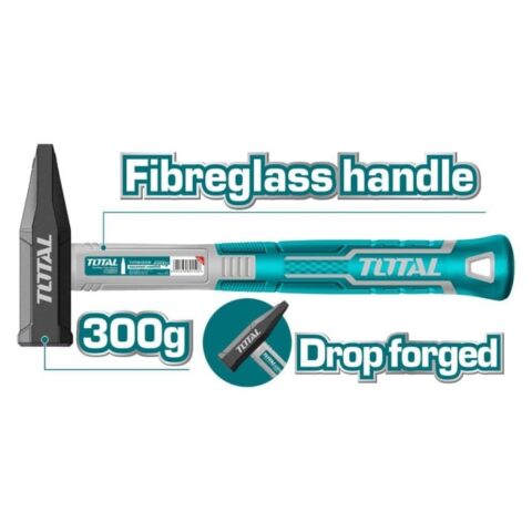 Чук шлосерски TOTAL, дръжка от фибростъкло, 0.100 кг TL THT711006