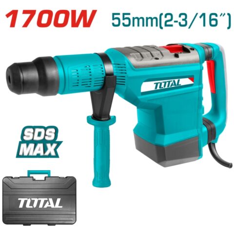Електрически перфоратор TOTAL INDUSTRIAL, SDS Max, 1700 W