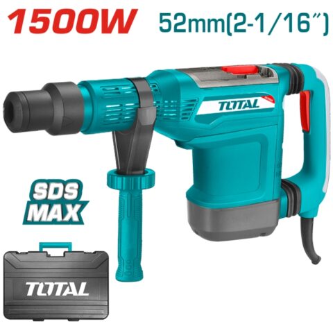 Електрически перфоратор TOTAL Industrial, SDS Max, 1500 W