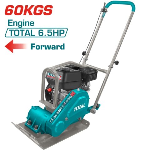 Виброплоча TOTAL, 6.5HP, 10.5 kN, 50 x 36 см, 60 кг