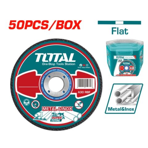 Диск за рязане на INOX, TOTAL, 50 броя