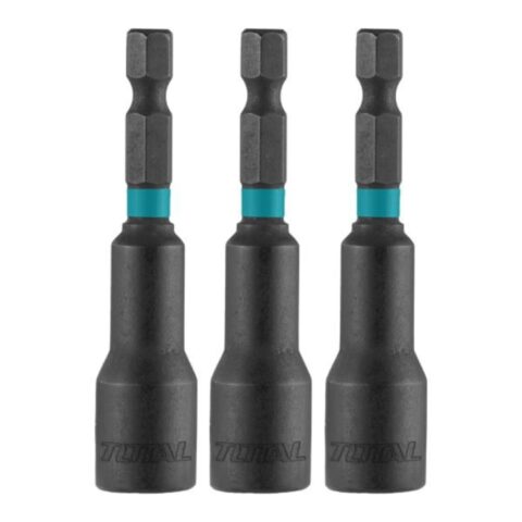 Комплект ударни магнитни вложки TOTAL, 1/4", 3 броя