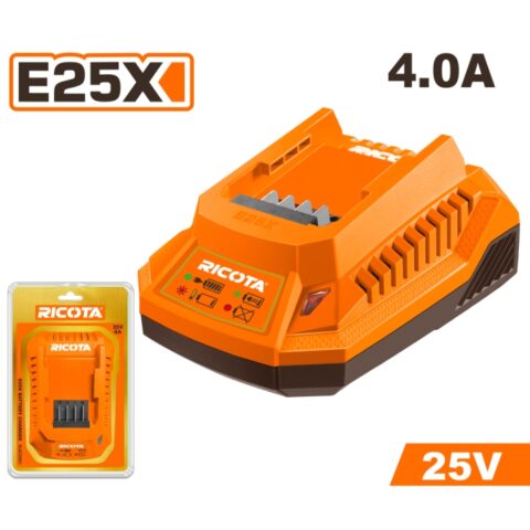 Зарядно устройство за Li-Ion батерии RICOTA, 25 V, 4 A
