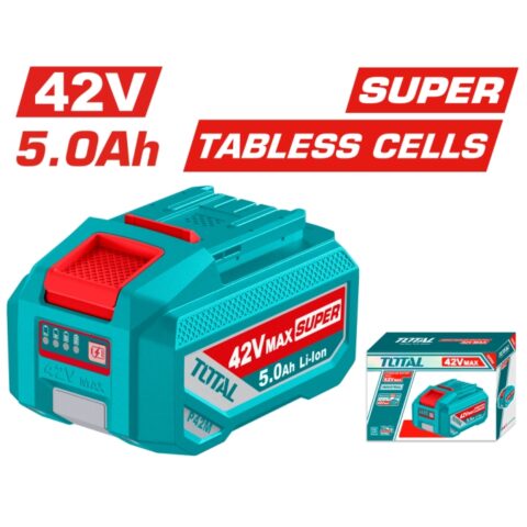 Акумулаторна батерия TOTAL INDUSTRIAL, Li-Ion, 42 V, 5.0 Ah