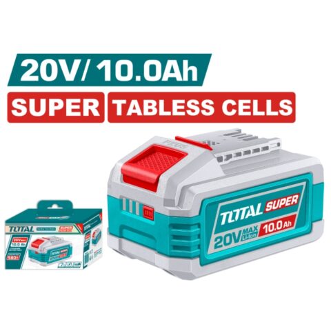 Акумулаторна батерия TOTAL INDUSTRIAL, Li-Ion, 20 V, 10 Ah