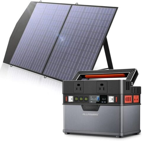 Соларна система за ток ALLPOWERS S300 300W +SP027 1 бр. Панел 100W