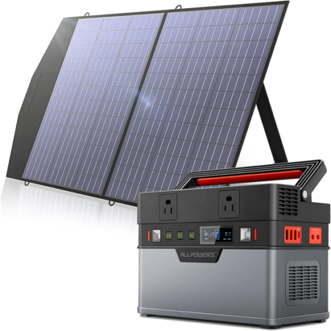 Соларна система за ток ALLPOWERS S700 700W + SP027 1 бр. Панел 100W