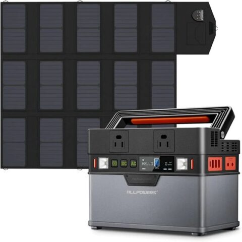 Соларна система за ток ALLPOWERS S700 700W + SP012 1 бр. Панел 100W