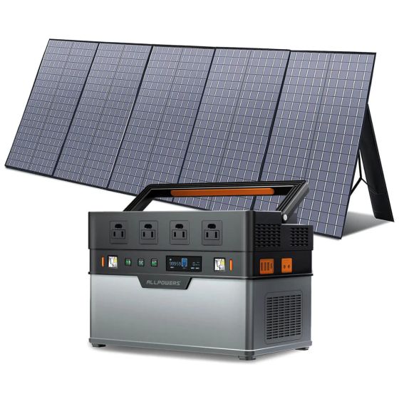 Соларна система за ток ALLPOWERS S1500 1500W +SP037 1 бр. Панел 400W