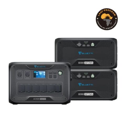 Соларна система за ток AC500 +2 броя батерии B300S | 5000W 3072Wh